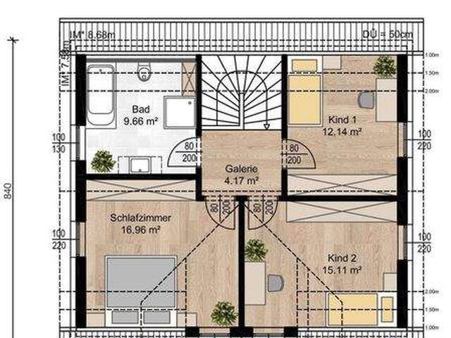 Immobilie in Obersiebenbrunn - BAUMEISTER-UNIKAT STATT FERTIGHAUS: Aktionshaus LENA & Grund monatlich schon ab € 2.276,-* - Bild 3