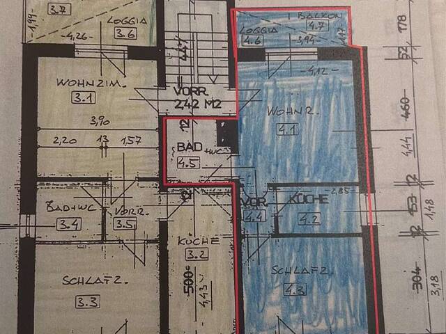 Immobilie in Altenmarkt im Pongau - Zentral gelegene 2-Zimmer-Wohnung mit Balkon in Altenmarkt im Pongau - Bild 2