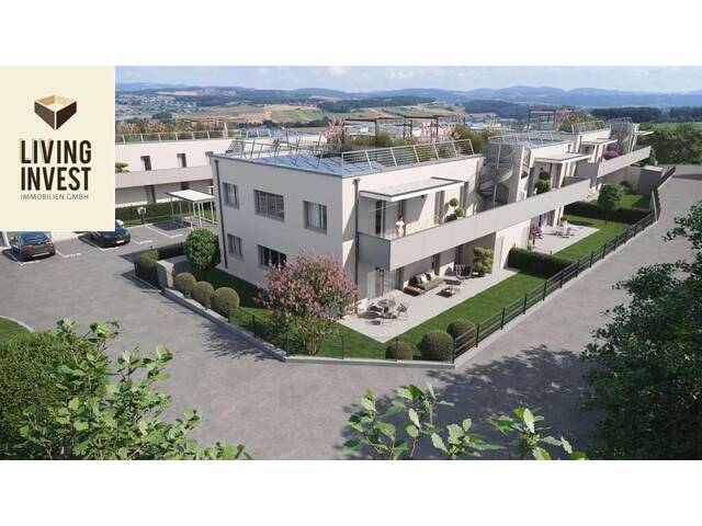 Immobilie in Haid - Ganz oben zuhause: 4-Zimmer-Penthouse mit eigenem Dachgarten - D04 - Bild 0