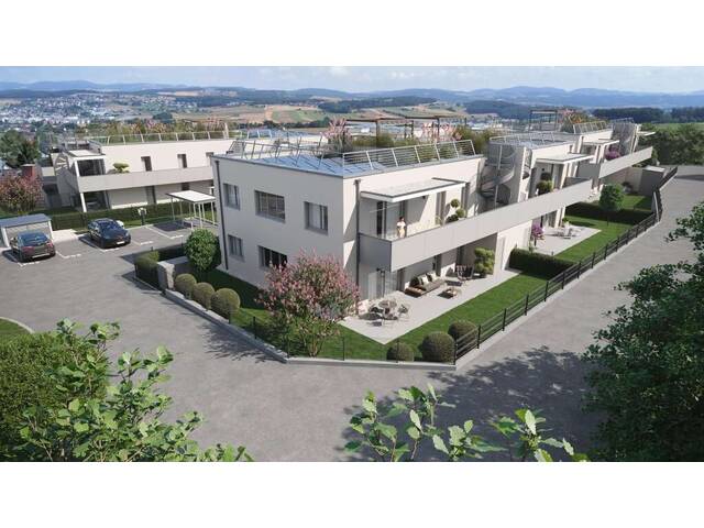 Immobilie in Haid - Ganz oben zuhause: 4-Zimmer-Penthouse mit eigenem Dachgarten - D04 - Bild 1