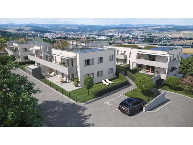 Immobilie in Haid - Ganz oben zuhause: 4-Zimmer-Penthouse mit eigenem Dachgarten - D04 - Bild 2