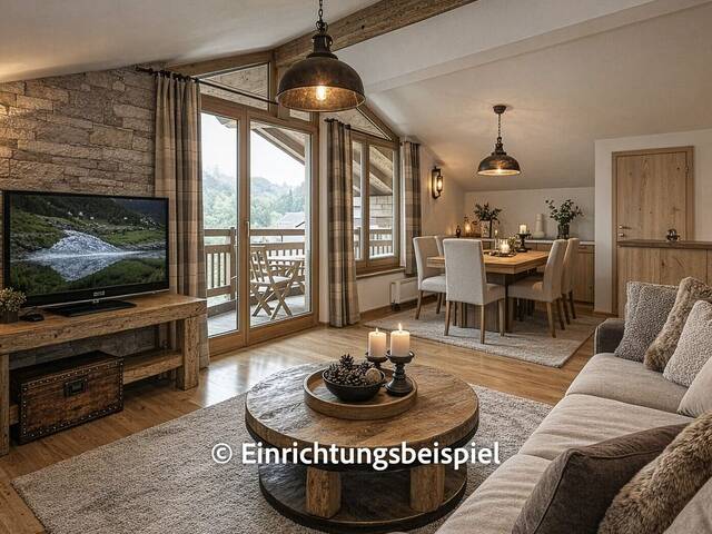 Immobilie in Aurach bei Kitzbühel - Dachgeschoss-Apartment mit schönem Ausblick - Bild 2