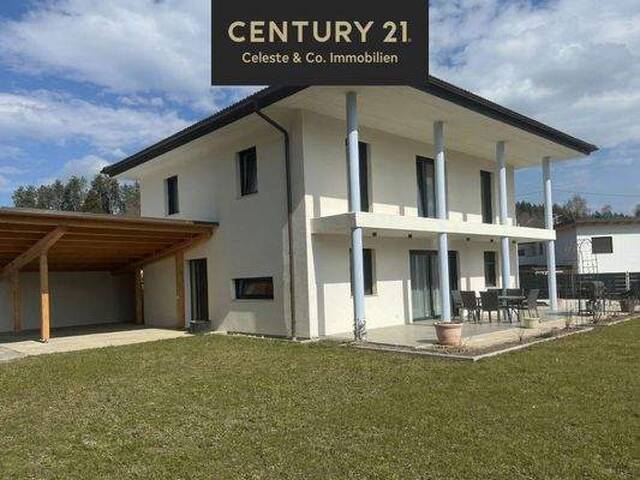 Immobilie in Rosegg - C21 - Modern Living nahe Velden am Wörthersee - Pool, Garten & Luxusdetails - Bild 0