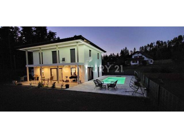 Immobilie in Rosegg - C21 - Modern Living nahe Velden am Wörthersee - Pool, Garten & Luxusdetails - Bild 3