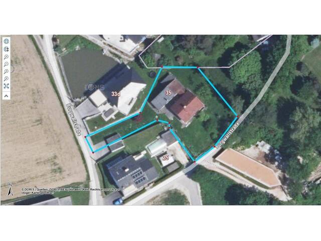 Immobilie in Leonding - Älteres Haus mit Nebengebäude und Garage. Herrlicher Gebirgsblick - Bild 3