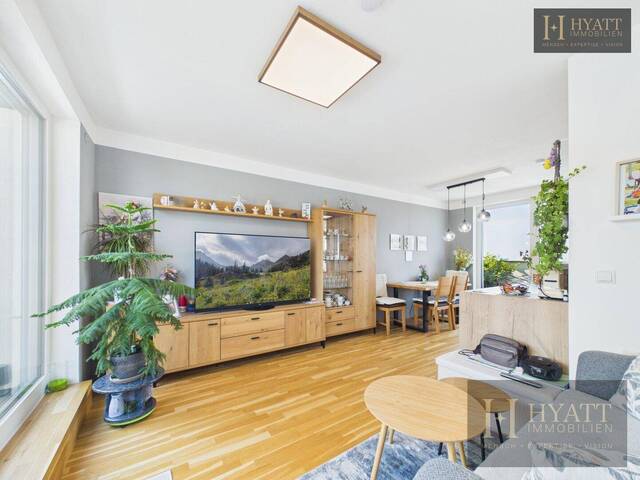 Immobilie in Mannersdorf am Leithagebirge - Neuwertige 2-Zimmer-Dachgeschosswohnung mit 2 Balkonen & Stellplatz – Baujahr 2022 - Bild 1