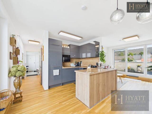 Immobilie in Mannersdorf am Leithagebirge - Neuwertige 2-Zimmer-Dachgeschosswohnung mit 2 Balkonen & Stellplatz – Baujahr 2022 - Bild 2