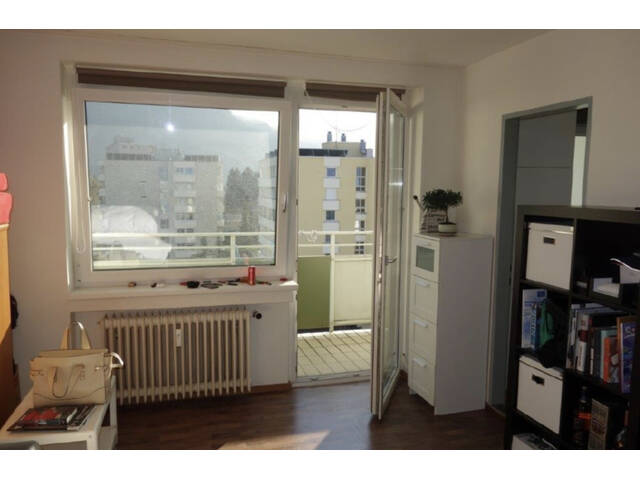 Immobilie in Dornbirn - 1-Zimmerwohnung mit toller Aussicht auf den Karren zu verkaufen (vermietet bis 31.10.2027) - Bild 1