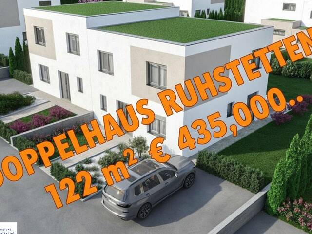 Immobilie in Ruhstetten - doppelhaus ruhstetten - gst. 1239/41 | 122 m² | haus + grundstück € 435.000 | top 2 - Bild 0