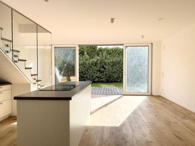 Immobilie in Oberwaltersdorf - Nähe Golfclub Fontana - Großartige, moderne Doppelhaushälfte mit eigenem Garten & KFZ-Abstellplatz - Bild 1