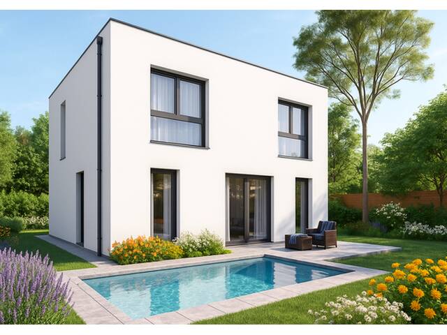 Immobilie in Brunn am Gebirge - BAUMEISTER-UNIKAT STATT FERTIGHAUS: Aktionshaus DELIA & Grund monatlich schon ab € 3.034,-* - Bild 4