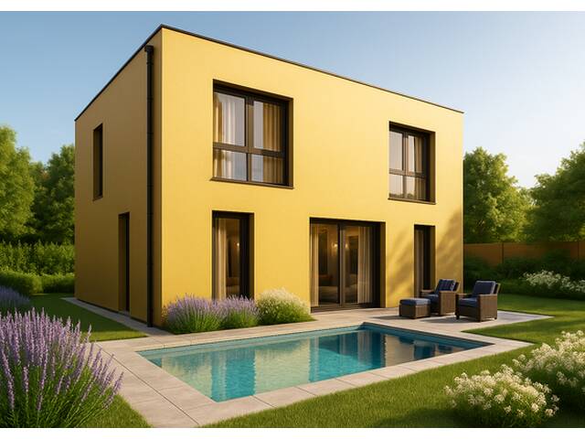 Immobilie in Korneuburg - BAUMEISTER-UNIKAT STATT FERTIGHAUS: Aktionshaus DELIA & Grund monatlich schon ab € 2.954,-* - Bild 1