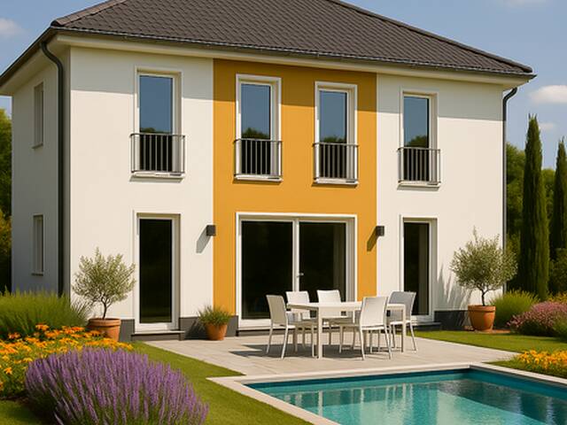 Immobilie in Ziersdorf - BAUMEISTER-UNIKAT STATT FERTIGHAUS: Aktionshaus VICTORIA & Grund monatlich schon ab € 2.084,-* - Bild 0