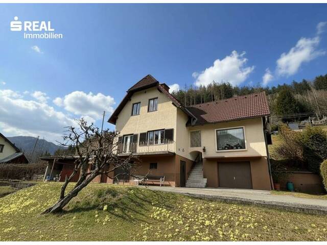 Immobilie in Trofaiach - Einfamilienhaus mit großzügigem Grundstück in Hanglage in Trofaiach - Bild 0