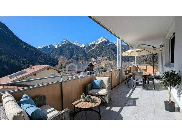 Immobilie in St. Gallenkirch - Großzügige 3-Zi-Terrassenwohnung in St. Gallenkirch | 88 m² Wfl. | 20,5 m² Panorama-Südwestterrasse mit Bergblick | 2 TG-Stellplätze | Fußbodenheizung - Bild 3