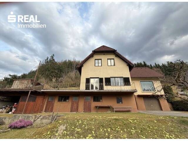 Immobilie in Trofaiach - Einfamilienhaus mit großzügigem Grundstück in Hanglage in Trofaiach - Bild 2