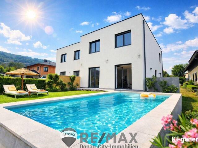 Immobilie in Reichersdorf - Ihr neues Zuhause in Reichersdorf - Doppelhaushälfte mit Pool & Traumgarten - Bild 0