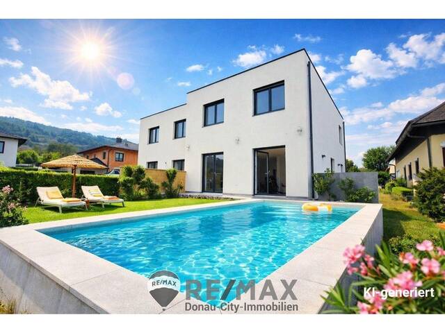 Immobilie in Reichersdorf - Ihr neues Zuhause in Reichersdorf - Doppelhaushälfte mit Pool & Traumgarten - Bild 3