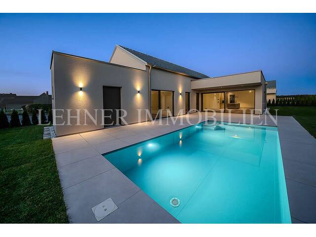 Immobilie in Wundschuh - * WUNDSCHUH * STILVOLLER BUNGALOW MIT SALZWASSERPOOL - OPTIMALE RAUMAUFTEILUNG UND EDLE AUSSTATTUNG - Bild 3