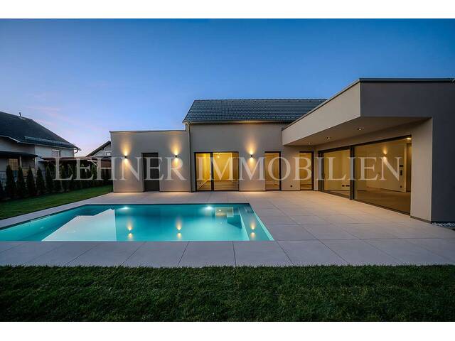 Immobilie in Wundschuh - * WUNDSCHUH * STILVOLLER BUNGALOW MIT SALZWASSERPOOL - OPTIMALE RAUMAUFTEILUNG UND EDLE AUSSTATTUNG - Bild 4