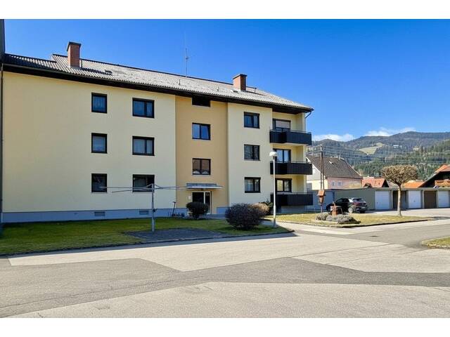 Immobilie in Wartberg im Mürztal - Charmante 2-Zimmer-ETW mit Loggia und Carport, günstige BK - Bild 4