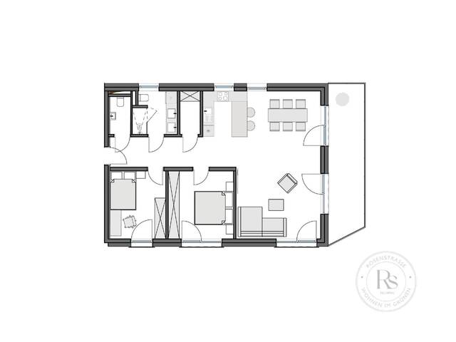 Immobilie in Hart im Zillertal - 3-Zimmerwohnung Top 10 - Projekt Rosenstraße - Zillertal - Bild 4