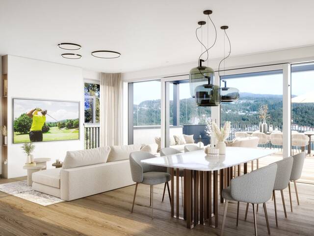 Immobilie in Maria Wörth - Exklusives Penthouse in erster Seereihe am Wörthersee - mit privater Sauna, großzügigen Dachterrassen und maximaler Privatsphäre - Bild 0