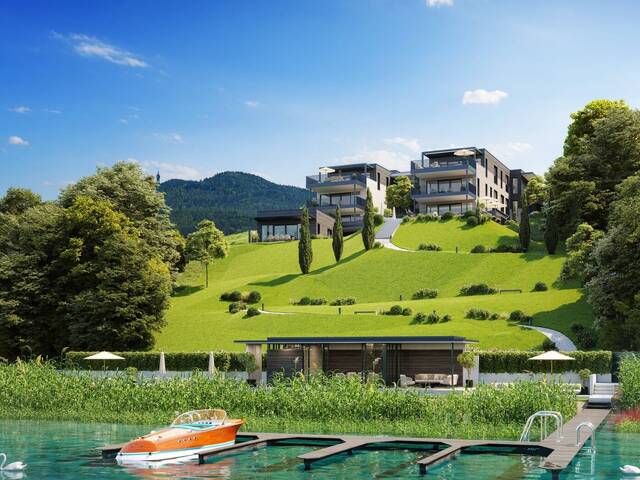 Immobilie in Maria Wörth - Stilvolle Seeresidenz mit Terrasse - kompakter Luxus in absoluter Premiumlage - Bild 0