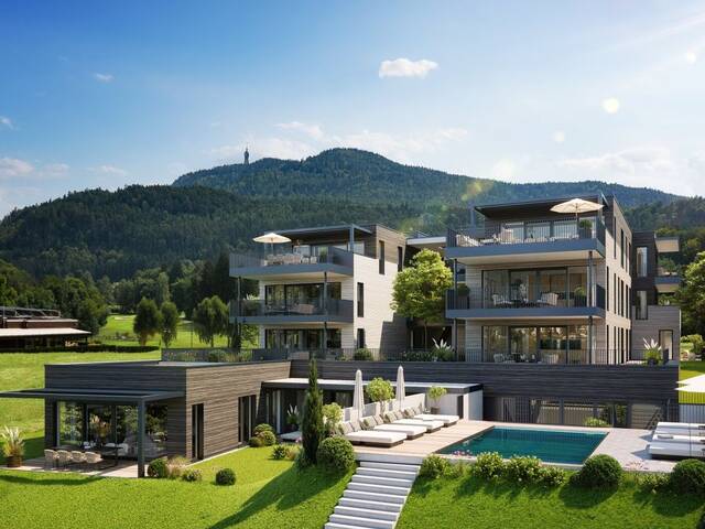 Immobilie in Maria Wörth - Stilvolle Seeresidenz mit Terrasse - kompakter Luxus in absoluter Premiumlage - Bild 1