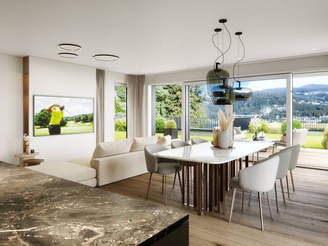 Immobilie in Maria Wörth - Exklusive Gartenresidenz in erster Seereihe am Wörthersee - großzügige Außenflächen, klare Architektur und außergewöhnliches Wohngefühl - Bild 0