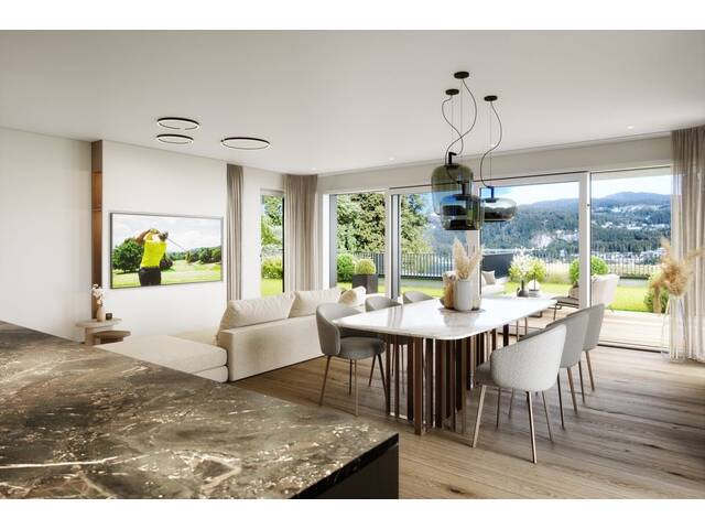 Immobilie in Maria Wörth - Exklusive Gartenresidenz in erster Seereihe am Wörthersee - großzügige Außenflächen, klare Architektur und außergewöhnliches Wohngefühl - Bild 3