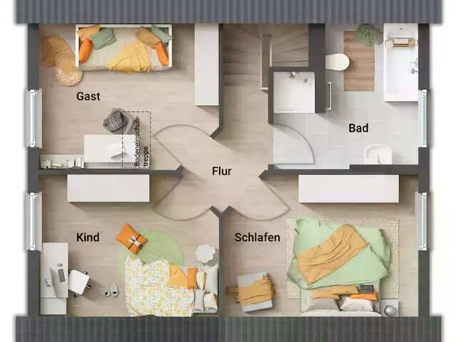 Immobilie in Tulfes - BESTE AUSSICHTEN: Leistbares Grundstück mit geplantem Einfamilienhaus mit 114m² Wohnfläche NAHE INNSBRUCK! - Bild 4