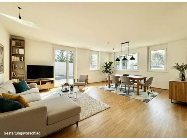 Immobilie in Leobersdorf - Wohnen im Grünen mit Stadtnähe – elegante Gartenwohnung in Leobersdorf - Bild 1