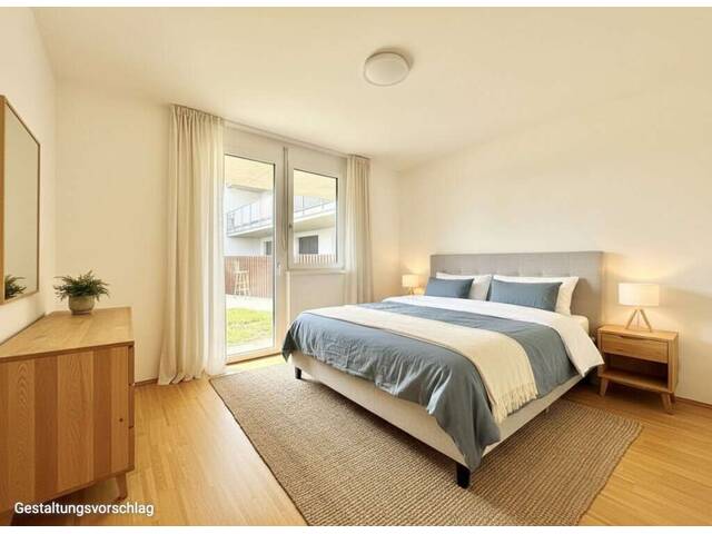 Immobilie in Leobersdorf - Wohnen im Grünen mit Stadtnähe – elegante Gartenwohnung in Leobersdorf - Bild 2