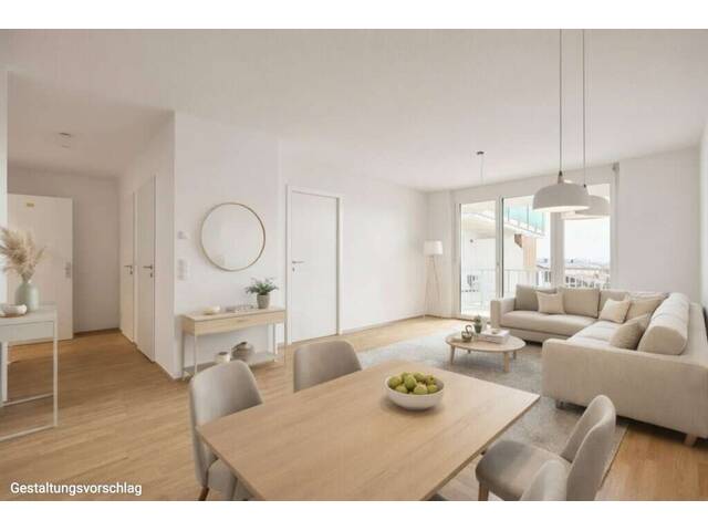 Immobilie in Leobersdorf - Moderne 2-Zimmer-Wohnung mit Balkon und Grünblick in Leobersdorf - stilvoll wohnen mit Komfort und Lebensqualität - Bild 1