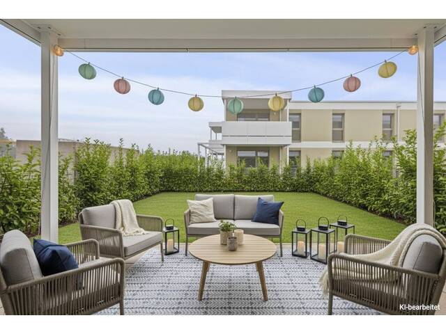 Immobilie in Bad Vöslau - OSTERAKTION! Provisionsfreie, ansprechende 3-Zimmer-Gartenwohnung mit offenem Wohn-/Essbereich | Sonnenterrasse - Bild 4