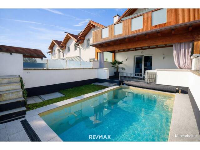 Immobilie in Steinhaus - Traumhaftes Reihenhaus mit Pool, sonnigen Terrassen, Balkon und herrlichem Ausblick - Bild 3