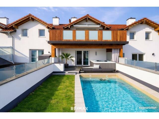 Immobilie in Steinhaus - Traumhaftes Reihenhaus mit Pool, sonnigen Terrassen, Balkon und herrlichem Ausblick - Bild 4