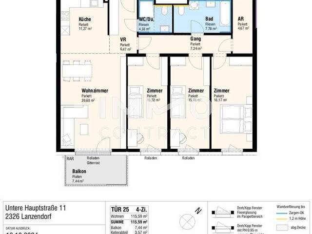 Immobilie in Lanzendorf - Gut geschnittene 4 Zimmer Wohnung - Bild 0