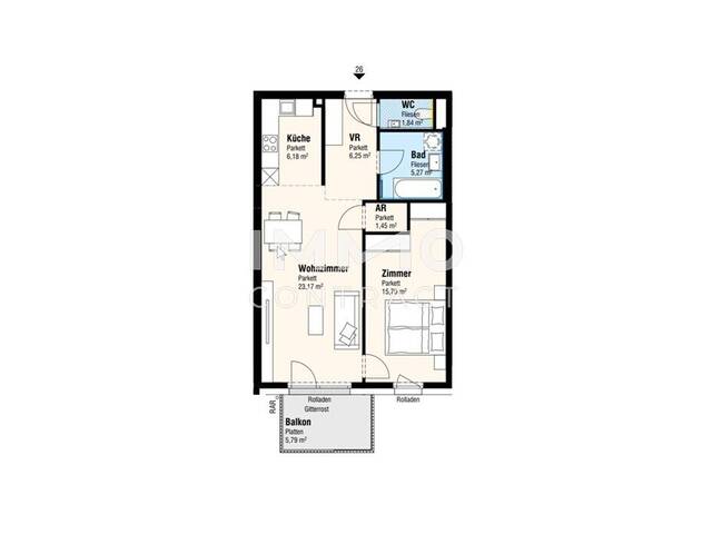Immobilie in Lanzendorf - kompakte Single Pärchenwohnung - Bild 0