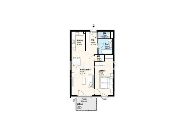 Immobilie in Lanzendorf - kompakte Single Pärchenwohnung - Bild 3