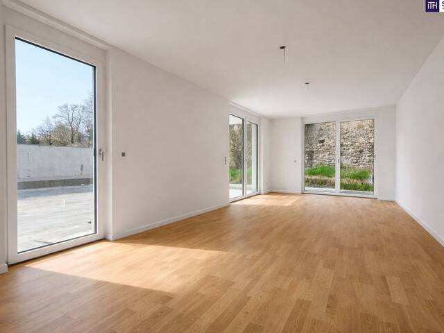 Immobilie in Groß-Enzersdorf - Leben im Freien! Geniale 4-Zimmer-Gartenwohnung. Kompakt und leistbar. - Bild 1