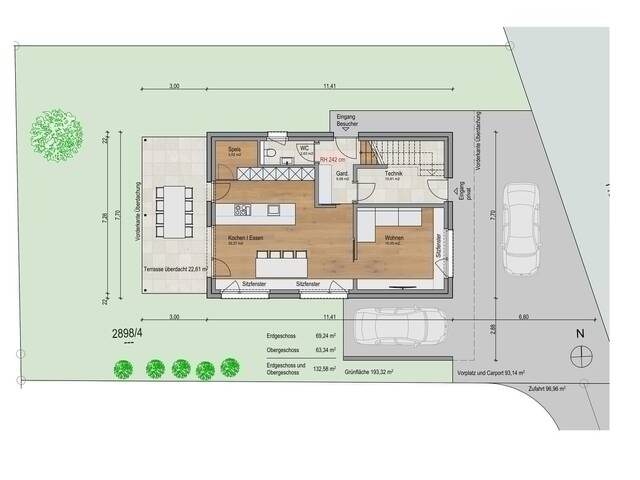 Immobilie in Meiningen - Moderner Wohntraum in Meiningen - Neubau: Stilvolles Einfamilienhaus in Ziegel-Massivbauweise All - Inclusive - Bild 1