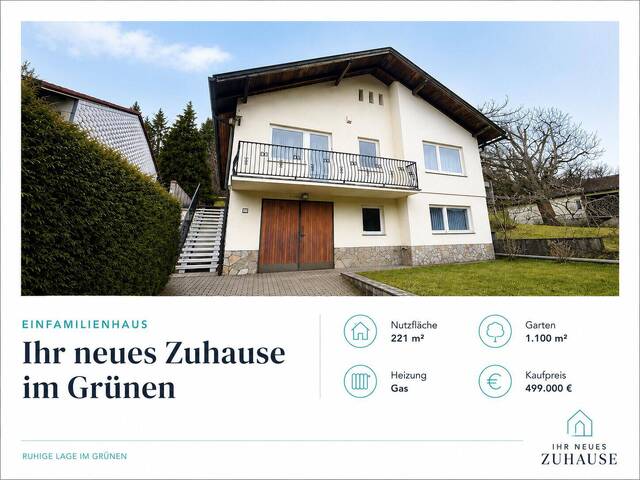 Immobilie in Sparbach - Schönes Einfamilienhaus mit Gartenparadies - Bild 0