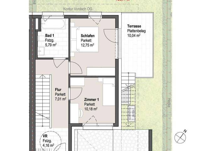 Immobilie in Plainfeld - Waldweg - Doppelhaushälfte RH 8. Hohe Wohnbauförderung möglich! - Bild 2