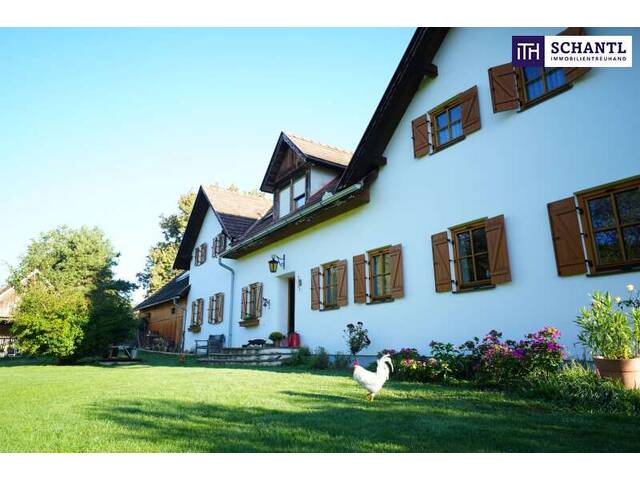 Immobilie in Stein - NEUER PREIS! AUSSERGEWÖHNLICHES JUWEL! Exklusiver Vierkanthof im Thermenland Steiermark – Wohnen, Reiten & Leben mit Pool und Natur - Bild 2