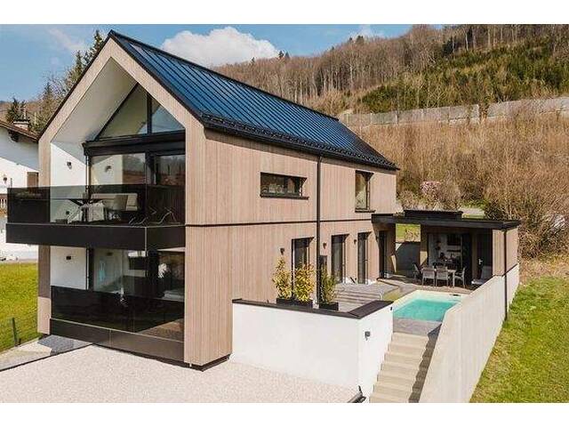 Immobilie in Tiefgraben - Salzkammergut: Bestlage Mondsee! Außergewöhnliches Architektenhaus für höchste Ansprüche - Bild 2