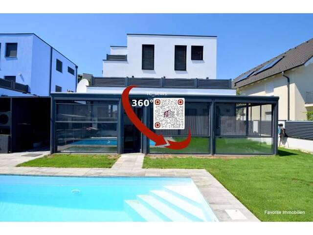 Immobilie in Groß-Enzersdorf - Viel Platz im Einfamilienhaus an der Wiener Stadtgrenze: 5 Zimmer, Wohnkeller, Wintergarten + Pool - Bild 0