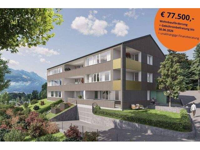 Immobilie in Göfis - 4-Zimmer Dachwohnung Top 7 in Göfis Toplage - Bild 0