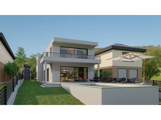 Immobilie in Müllendorf - Luxuriöses Neubauhaus mit Pool Nähe Eisenstadt - schlüsselfertig oder belagsfertig möglich - Bild 1